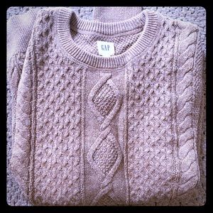 Gap cable knit crew neck sweater